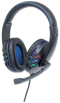 Audifonos MANHATTAN con Microfonos USB Gaming - PC/Juegos, Negro, Alámbrico, USB, 1, 8 m Audifonos MANHATTAN con Microfonos USB Gaming - PC/Juegos, Negro, Alámbrico, USB, 1, 8 m